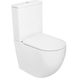 Унитаз-компакт безободковый Cezares Stylus CZR-152-CPR - фото 