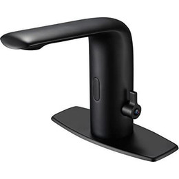 Смеситель для раковины электронный Cezares VAGUE-ELS-NOP-W0, чёрный матовый, Цвет производителя: чёрный матовый - фото 