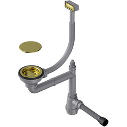 Арматура для кухонной мойки Omoikiri WK-1C LG 4956473, светлое золото - фото 