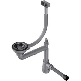 Арматура для кухонной мойки Omoikiri WK-1-S GM 4956492, вороненая сталь - фото 