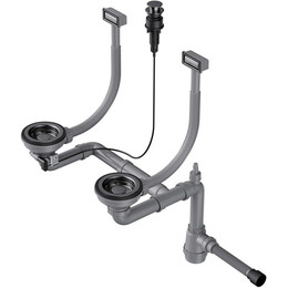 Арматура для кухонной мойки Omoikiri WK-2-A GM 4956496, вороненая сталь - фото 