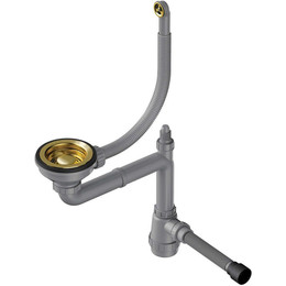 Арматура для кухонной мойки Omoikiri WK-1-R G 4956499, золото - фото 