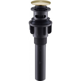 Донный клапан BelBagno BB-PCU-03-BORO, брашированное золото - фото 