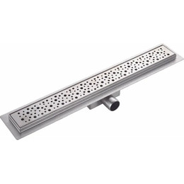 Трап Haiba 50 см HB92500, нержавеющая сталь, сатин - фото 