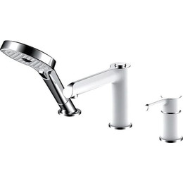 Смеситель для ванны Gappo G1103-8, белый/хром - фото 