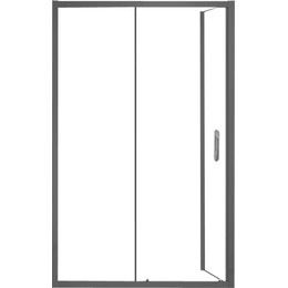 Душевое ограждение Azario Milton 120х80 см AZ-ND1131 L 1200 BLACK, черный/прозрачное - фото 