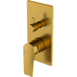 Смеситель для ванны WasserKraft Aisch 5571, золото матовое - фото 