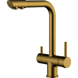 Смеситель для кухни WasserKraft A8387, золото матовое - фото 