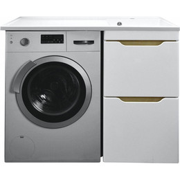 Тумба напольная с раковиной-столешницей Azario Magenta 110 см R CS00079140 - фото 