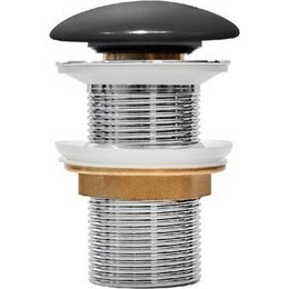 Донный клапан Iddis Optima home OPHBM00i88, чёрный матовый - фото 