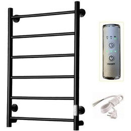 Полотенцесушитель электрический Тругор Пэк сп 1 ВГП П6 400х800 мм, чёрный (возможность скрытого подключения) 00-00043641 - фото 