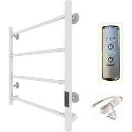 Полотенцесушитель электрический Тругор Пэк сп 1 ВГП П4 500х600 мм, белый (возможность скрытого подключения) 00-00036151 - фото 