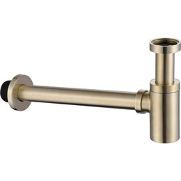 Сифон для умывальника Abber Bequem AF0030G, золото матовое - фото 