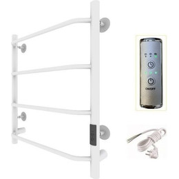 Полотенцесушитель электрический Тругор Пэк сп 6 ВГП П4 500х600 мм, белый (возможность скрытого подключения) 00-00036149 - фото 