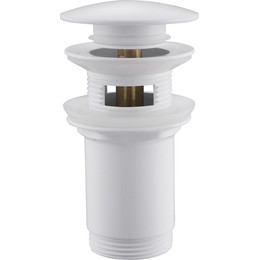 Донный клапан Abber AF0010W, белый - фото 