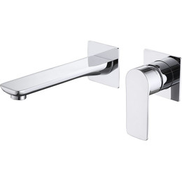 Смеситель для раковины настенный Abber Weiss Insel AF8082 (со скрытой частью), Цвет производителя: хром - фото 