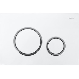 Кнопка смыва Azario AZ-8200-0045, белый/хром - фото 