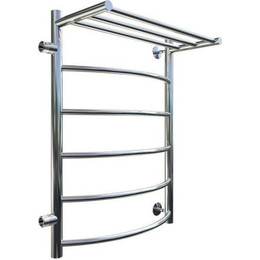 Полотенцесушитель водяной Тругор Приоритет ПМ1 с полкой и боковым подводом П6 500x800 мм (м/о 500 мм) 00-00016145 - фото 