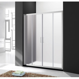 Душевая дверь Cezares 180 см MOLVENO-BF-2-180-P-Cr, хром/матовое - фото 