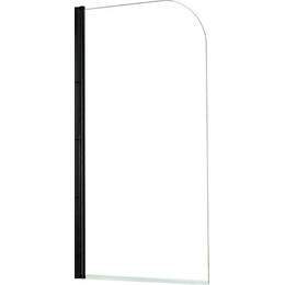 Шторка для ванны Azario Merrit 80х140 см AZ-NF6211 800 Black, черный/прозрачное - фото 