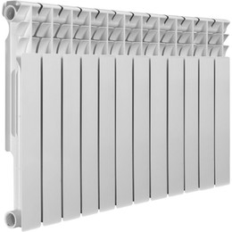 Радиатор Azario BM500/80/12 900х555 мм (12 секций) белый - фото 