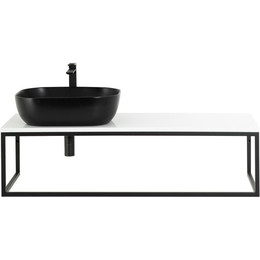 Столешница с консолью BelBagno 120 см EK-120-ST+EK-120-AS-BL-L - фото 