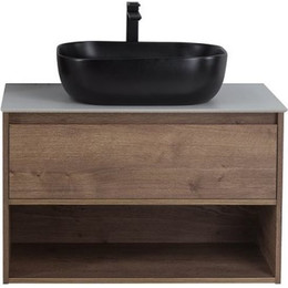 Тумба подвесная со столешницей BelBagno Kraft 90 см KRAFT-900-1C-SO-RT+KEP-90-CESTR - фото 