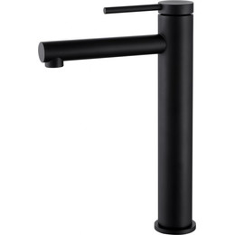 Смеситель для раковины высокий Abber Emotion AF8811B, черный матовый, Цвет производителя: чёрный матовый - фото 