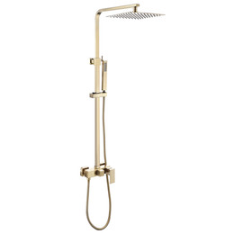 Душевая стойка Abber Daheim AF8220G, золото матовое, Цвет производителя: золото матовое - фото 