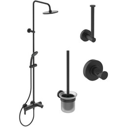 Промо-набор Ideal Standard IdealRain BL749S2, черный матовый - фото 