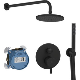 Душевая система для душа Ideal Standard Ceraline Silk Black BD193XG, черный матовый - фото 