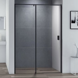 Душевая дверь Cezares 130 см URBAN-B-12-130-C-NERO, черный/прозрачное - фото 