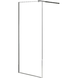 Душевая перегородка Loranto Walk-in 120 см CS-L1020 (стекло 8 мм), хром/прозрачное - фото 
