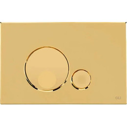 Кнопка смыва Oli Globe (механическая) 152954, золото - фото 