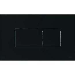 Кнопка смыва Oli Karisma (пневматическая) 641015, черный матовый - фото 