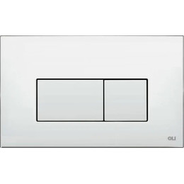 Кнопка смыва Oli Stream (механическая) 641506, хром матовый - фото 