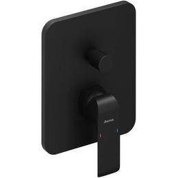 Смеситель для душа Ravak Flat - FL 065.20 X070179+X070139, чёрный матовый - фото 