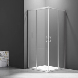 Душевое ограждение Veconi Rovigo 90x90 см RV101-90-01-C5, хром/прозрачное - фото 