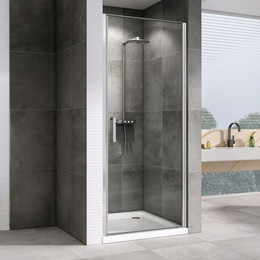 Душевая дверь Abber Sonnenstrand 70 см AG04070, хром/прозрачное - фото 