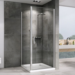 Душевое ограждение Abber Sonnenstrand 60х80 см AG04060-S80, хром/прозрачное - фото 