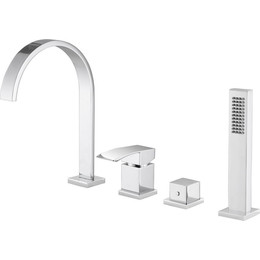 Смеситель для ванны Abber Wasserfall AF8613, Цвет производителя: хром - фото 