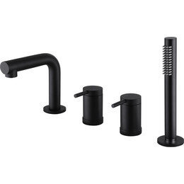 Смеситель для ванны Abber Emotion AF8813B, черный матовый, Цвет производителя: чёрный матовый - фото 