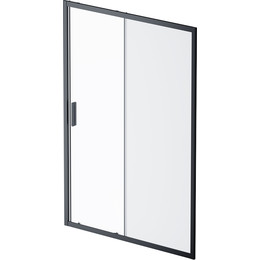 Дверь душевая Am.Pm Gem Solo 140х195 см W90G-140-1-195BM, черный/матовое - фото 