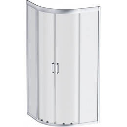 Душевое ограждение Am.Pm Gem 80х80 см W90G-401-080WT, серебро/прозрачное - фото 