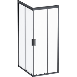 Душевое ограждение Am.Pm Gem S 100х80 см W93G-404-100280-BT, черный/прозрачное - фото 