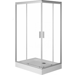 Душевое ограждение Am.Pm Gem Twin Slide 120x90 см W90G-404-120290-MT, хром/прозрачное - фото 