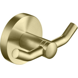 Двойной крючок Timo Saona 13012/17, цвет золото матовое - фото 