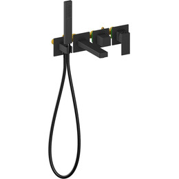 Смеситель для ванны Timo Selene 2014/03YSM, чёрный - фото 