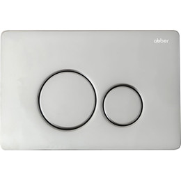 Кнопка смыва Abber AC0121, хром глянцевый - фото 