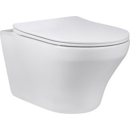 Унитаз подвесной безободковый Vincea Edge-M VT1-37 с крышкой микролифт - фото 